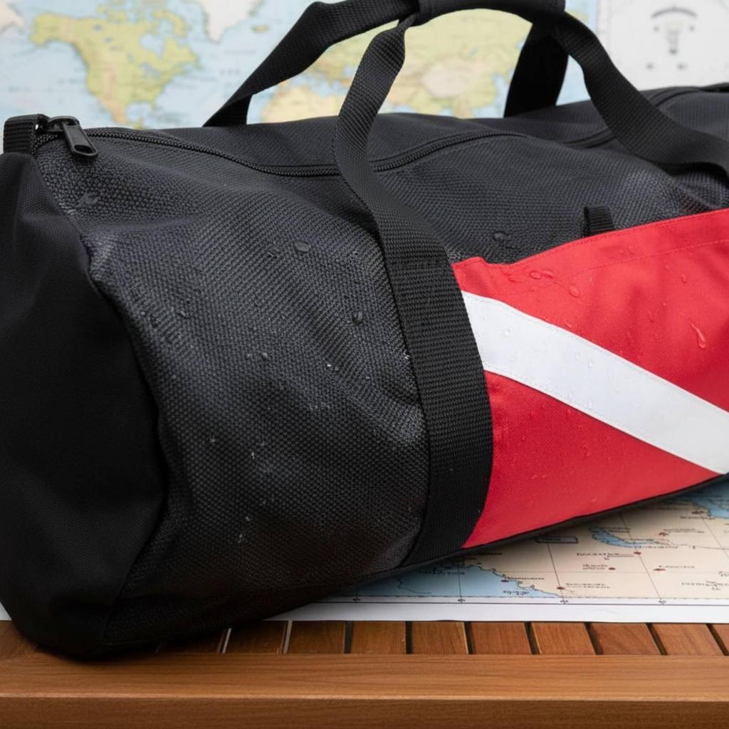 Сумка для снаряжения для дайвинга с плечевым ремнем, прочная, складная