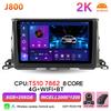Android 16 Auto Carplay Car Radio For Toyota Highlander Kluger 3 XU50 2014 2015 2016 - 2019 Multimedia Player BT 5G Wifi DSP GPS