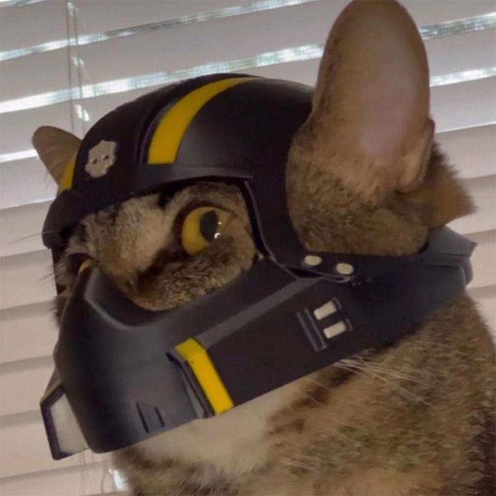 Черная маска кошки, напечатанная на 3D-принтере, аксессуар для костюма для косплея, шлем кошки, маска кошки-мстителя для кошек и собак