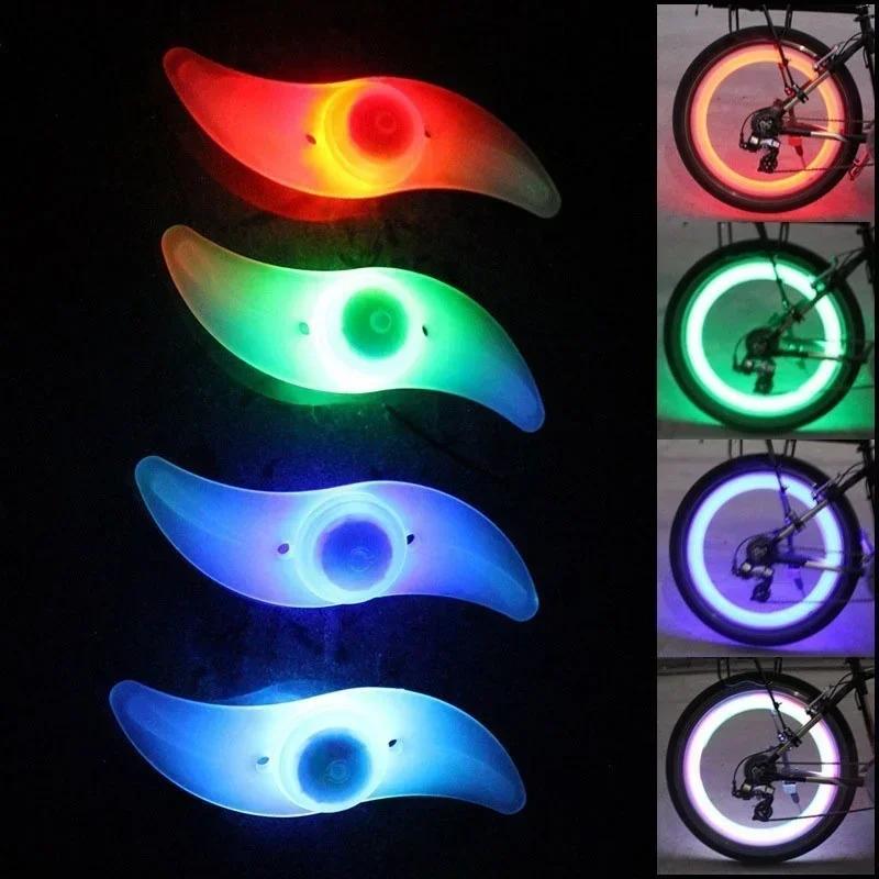 Bike Accessories Led Bicycle Wheel Spoke Light Tire Bright Lamp Cycle Firefly Hotwheels Flash Light Lighting Bycicle Lights