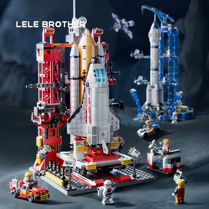 Строительные блоки «Космическая ракета» от Lele Brothers - Совместимы с Lego, Образовательная игрушка для детей