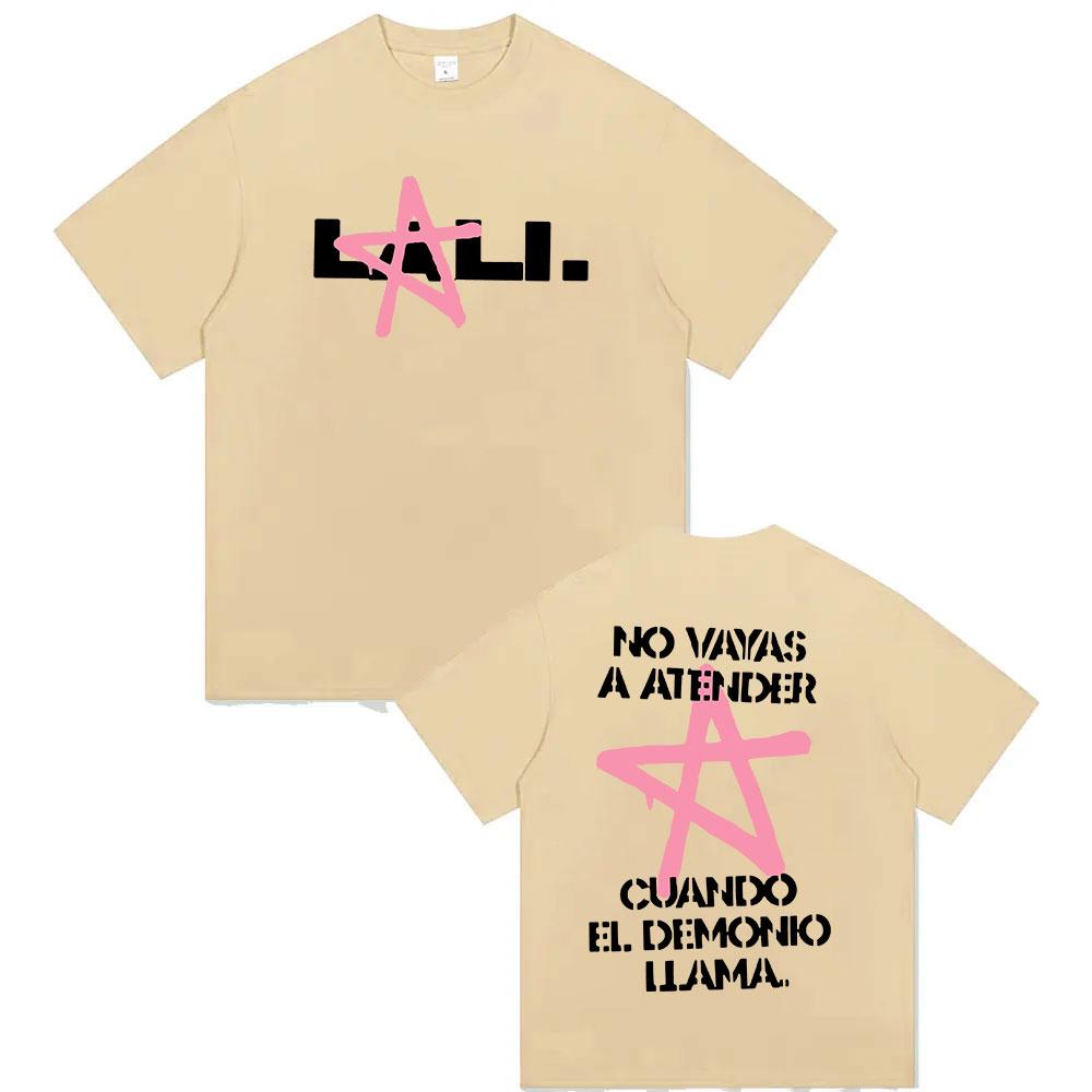 Lali Esposito Tour 2025 Summer Pink Graphic 100pure Cotton Printed Tshirt Men Women Clothing Aesthetic Fashion Retro Oversized