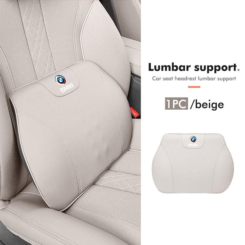 MZIZ2 Car Seat Headrest Lumbar Cushion Waist Protector Neck Pillow For BMW F40 F30 F34 F48 F39 G42 G05 G06 G07 G20 G30 G32 G22 G23
