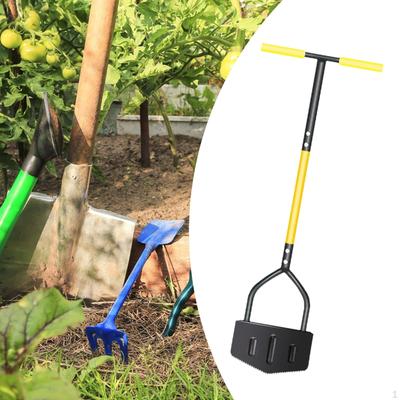 Садовый инструмент для обрезки газонов Step Lawn Edger с острыми зубьями и мягкой Т-образной ручкой. Удобная рукоятка. Универсальный инструмент для подъездных путей.
