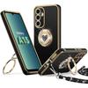 Protective Case - BOOLING - for Samsung Galaxy A15 4G/5G - Soft TPU - Lanyard - Support Ring