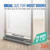 Door Draft Stoppers For Bottom Of Door Adjustable Self-Adhesive Sound-Proof Door Bottom Seal Strip Gap Blocker Foam Weather