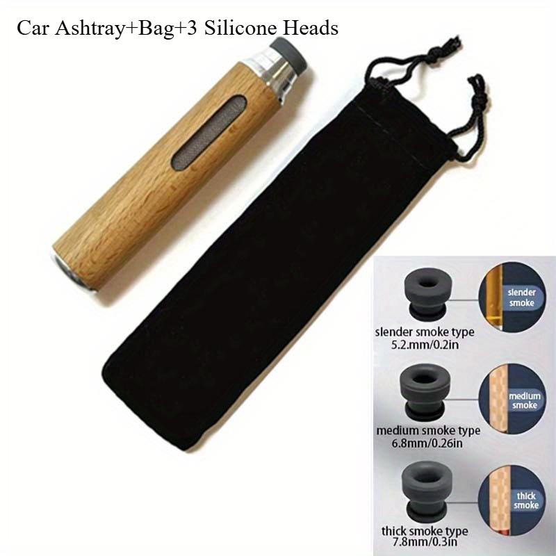 5pcs/set, Handheld car ashtray, portable car and indoor ashtray, no dust falling, outdoor windproof, household small tool