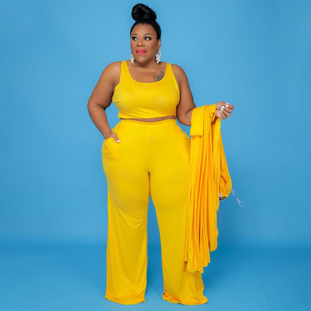 Women's Casual Fashion Sports Home Robe Coat Three-piece Set - 2022 Autumn/Winter Collection