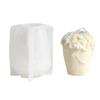 3D Flower Cylinder Silicone Molds for Candle Soap Decoration Chocolate Silicone Molds for Candy Cake Fondant Desserts