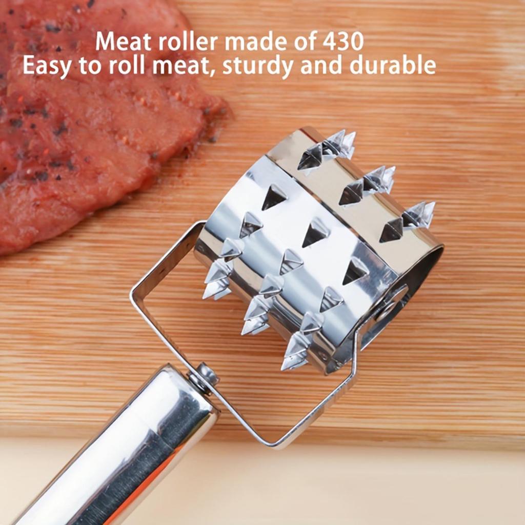 Kitchen Tools: Stainless Steel Tenderizer, Meat Floss, Meat Grinder, Steak Meat Wheel, Household Kitchen Small Tools