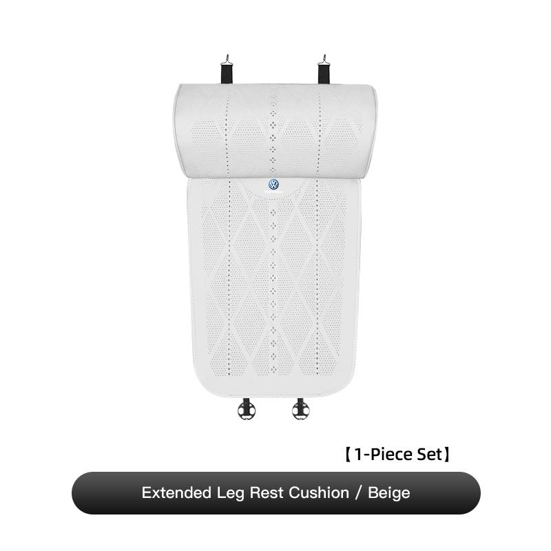 LMN1 VW 2026 Hot Car Seat Leg Support Cushion Breathable Non-Slip Mat Cover For VW GTI Tiguan Passat Golf Polo Magotan ID.3 T5 Arteon