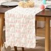 Rabbit Pattern Easter Table Runner Fashion Soft Nordic Table Flag Thickened Tablecloth Celebration
