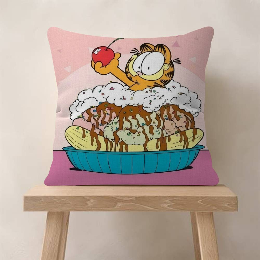 pc Cartoon GGarfieldss Anime Cushion Cover Car Throw Pillow Case For Sofa Car Christmas Gift