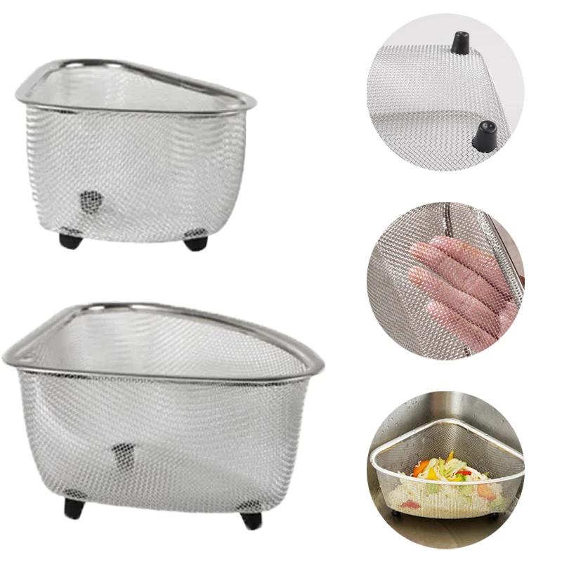 Фильтр для кухонной мойки из нержавеющей стали Swan Drain Basket Garbage Filter Shelf противоскользящее сито Multifunctional Drain Basket