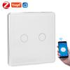 2-канальный интеллектуальный настенный выключатель света с сенсорным беспроводным пультом дистанционного управления MultiControl Association Панель из закаленного стекла