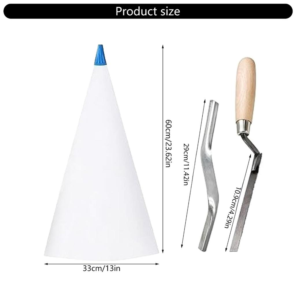 Портативный набор герметиков для затирки швов с кирпичным расшивателем и указателями для укладки плитки Инструмент для кладки из ПВХ