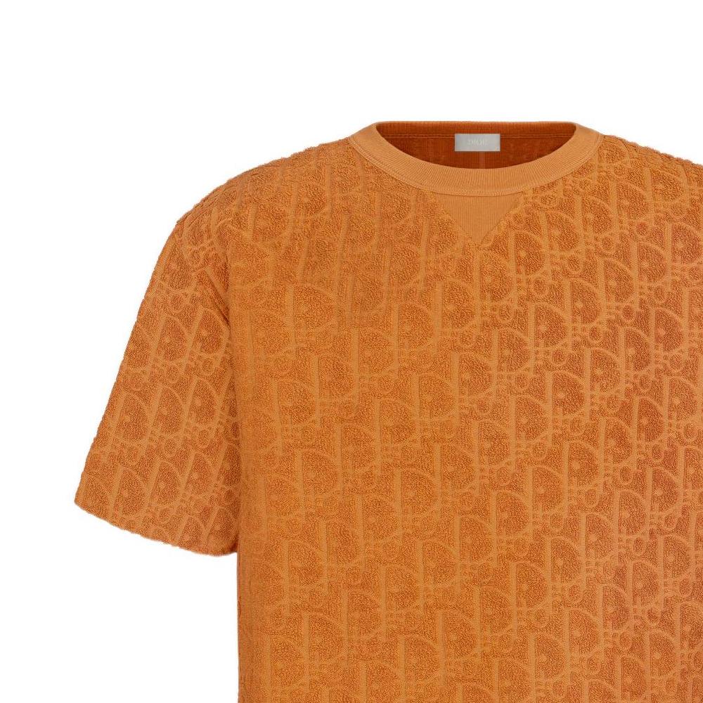 DIOR Terry Oblique T Shirt 113J692A0614-C141
