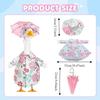 with Umbrellas Porch Goose Outfit Decorative Goose Statue Costume Lawn Goose Clothes  Celebration