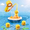 Игрушки для купания младенцев Водная игра Пиратский корабль Утка Модель Кран Душ Электрический распылитель Для детей Плавание Ванная Комната Детские подарки