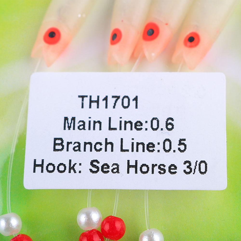 5pcs Hot Sharp Carbon Steel Luminous Fishing Hook Durable Head Fishing Tackle Treble Bait