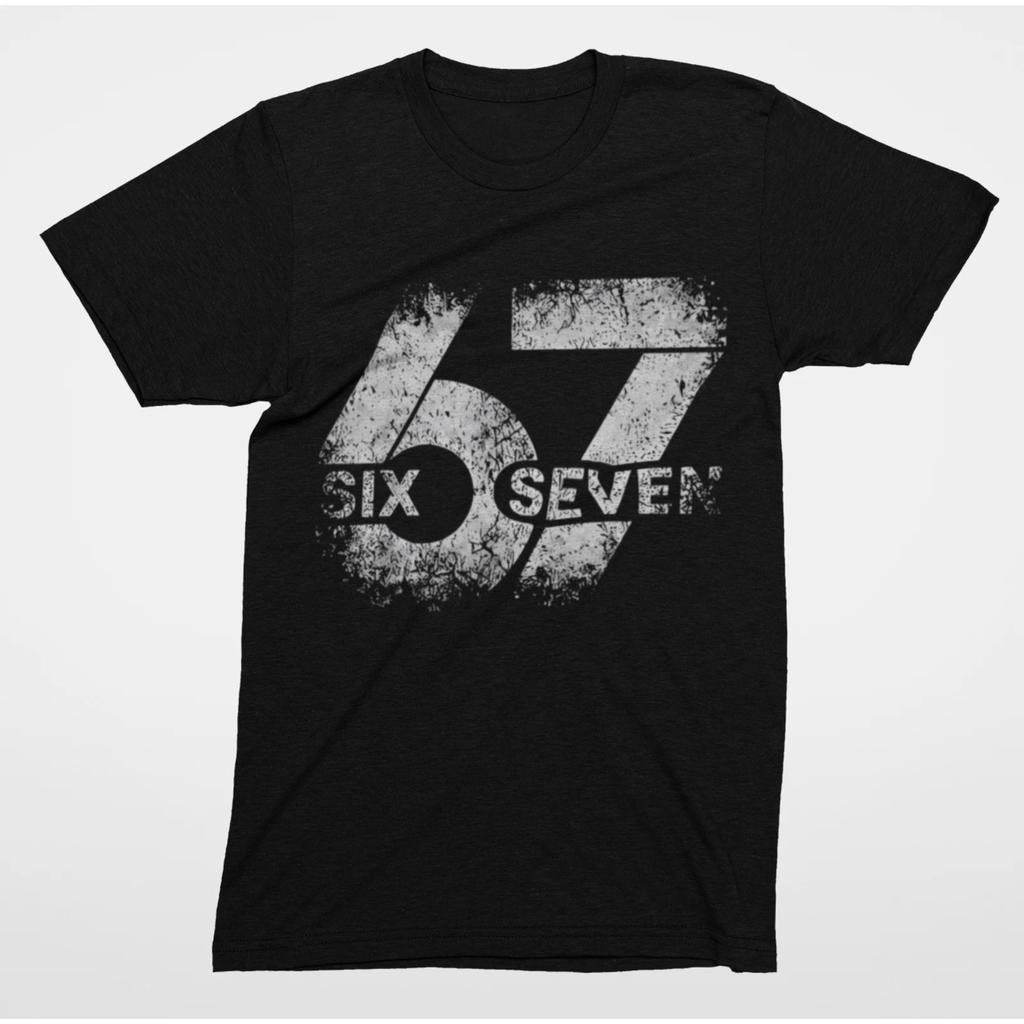 67 Six Seven Distressed Graphic T-Shirt