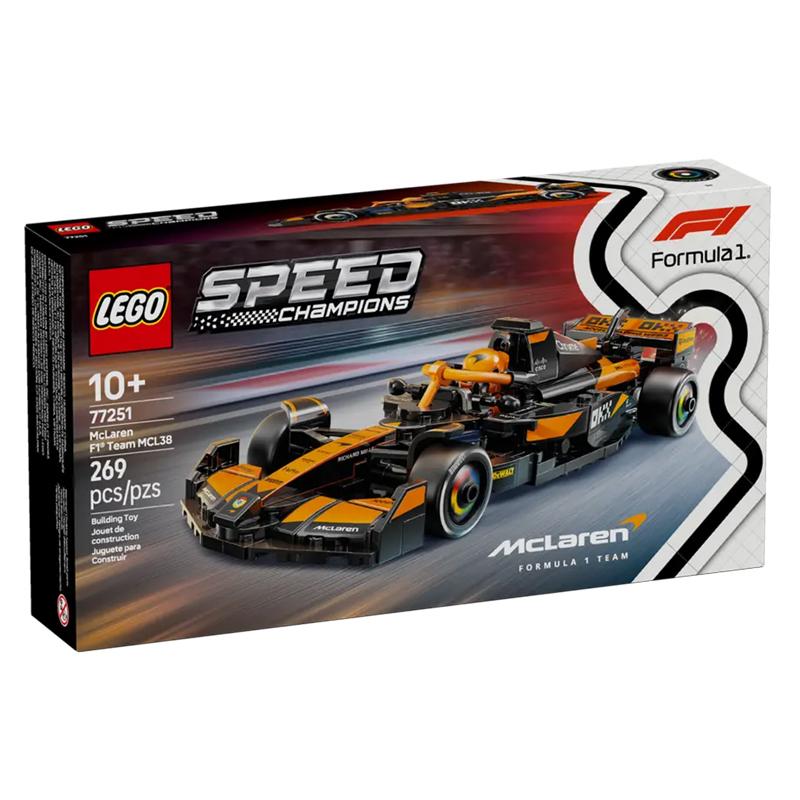 LEGO 77251 Команда McLaren F1® Гоночный автомобиль MCL38 Конструктор