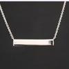 White Diamond Necklace 925 Sterling Silver Rhodium Gold & Rose Gold Jewelry