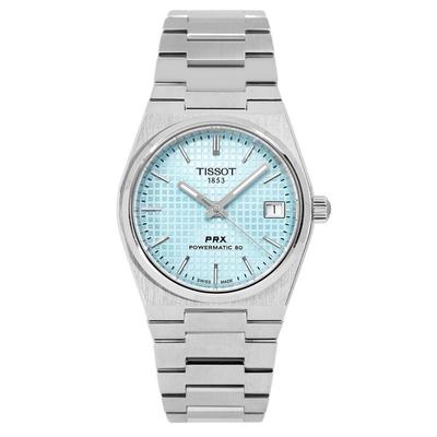 T-Classic PRX Powermatic 80 Нержавеющая сталь Циферблат Ice Blue Автоматические T137.207.11.351.00 100M Женские часы