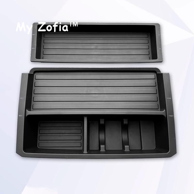 For Xpeng G6 2024 2025 2026 Car Rear Trunk Lower Storage Box ABS Waterproof Trunk Organizer Tray Interior Stowing Accessories H3