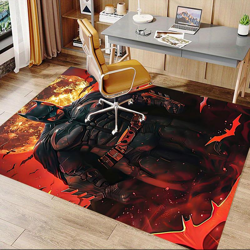 1pc Batman Carpet, for Home & Office Decor, Desk Chair Carpet, Festive Gift,Conference Room CarpetL1044