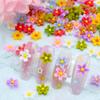 Красочные цветы 3D нейл-арт подвески Kawaii Macaron Мини-цветы Nais Украшения Аксессуары Летний маникюр Декор Принадлежности