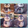 Penguin Plush Scarf Toy Cartoon Child Bedroom Decoration Scene Backpack Doll