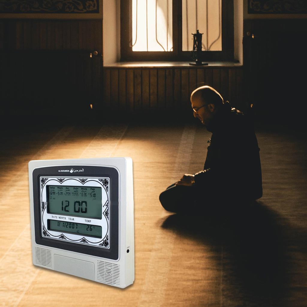 Декоративные Азан Часы Календари Мусульманская Молитва Настольный Будильник Цифровой Напоминатель Декоративные Автоматические Цифровые Будильники