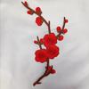 Plum Blossom Velcro Embroidery Patch: Handmade DIY Clothing Accessory