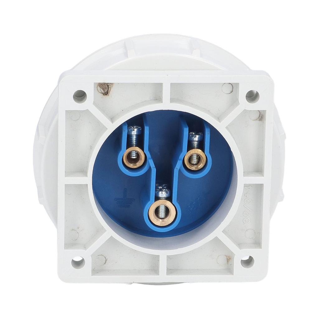 Промышленная розетка IP67 водонепроницаемый латунный контакт авиационный разъем 2P+E 32A 220240V