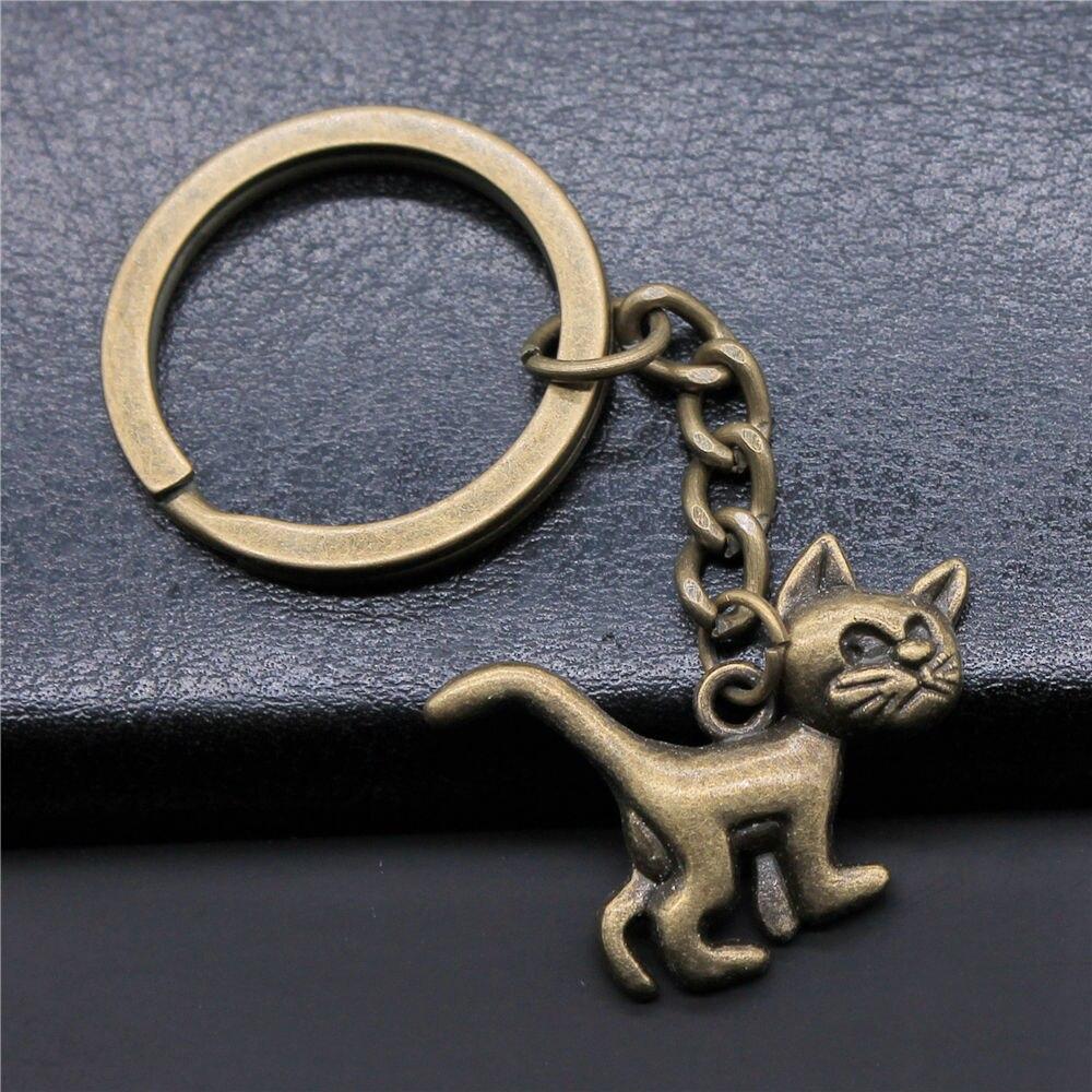 1 шт., 30x22 мм, подвески в виде кошки, брелок для подарков, идеи подарков