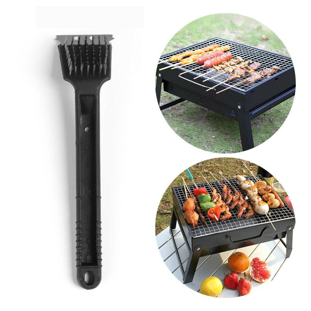 Прочная тяжелая проволочная щетка и скребок для чистки гриля BBQ для легкого приготовления на гриле