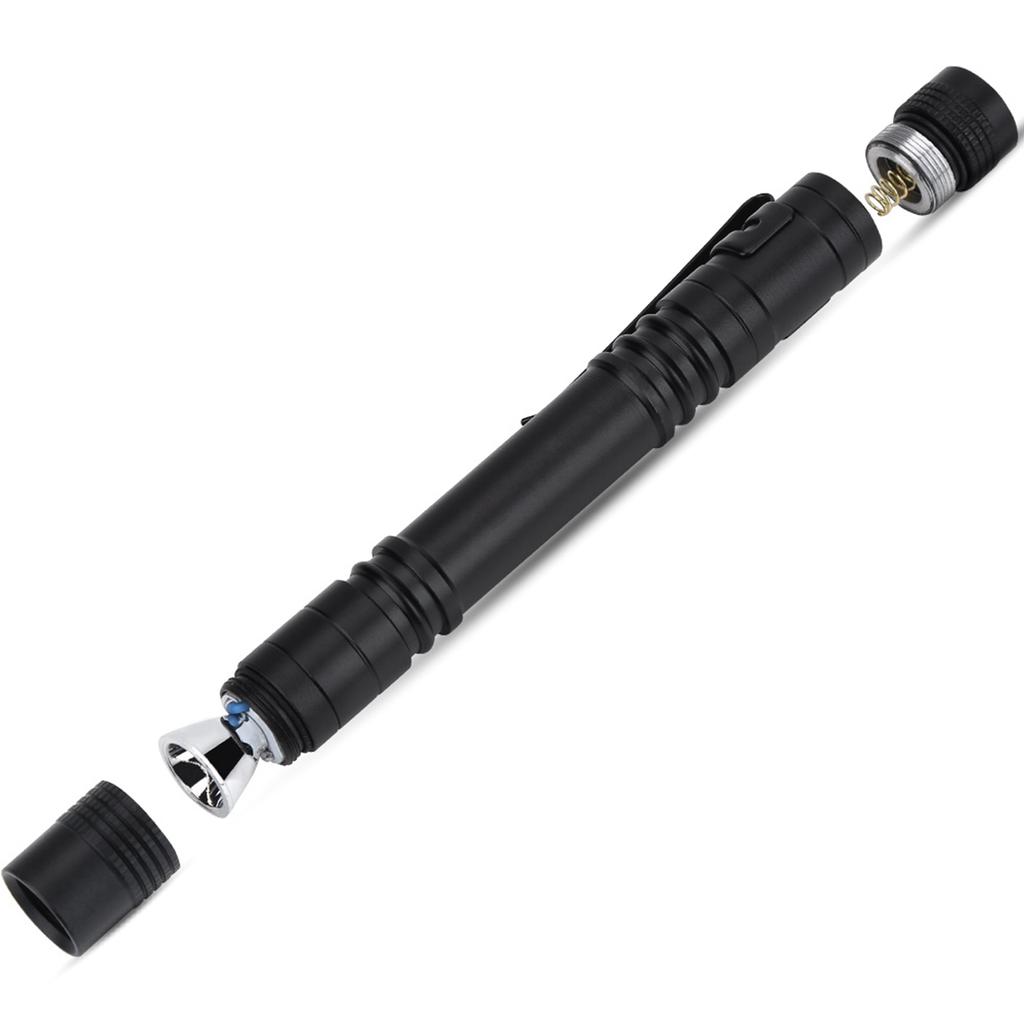 1 шт. Портативный фонарик ультра яркий светодиодный фонарик в форме мини-ручки карманный фонарик