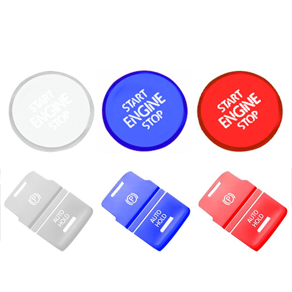 1/3 шт. автомобильный ручной тормоз автоматическое удержание кнопка переключения P наклейка крышка крышка стартовая отделка защита для VW Golf 7 7.5 MK7 AT 2015-2019