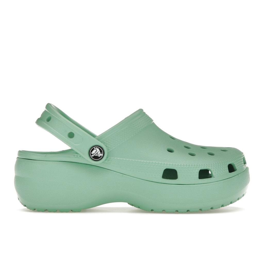 Crocs Classic Platform Clog Jade Stone (Womens) Women Sneakers Jade-Stone-Green 206750-3UG