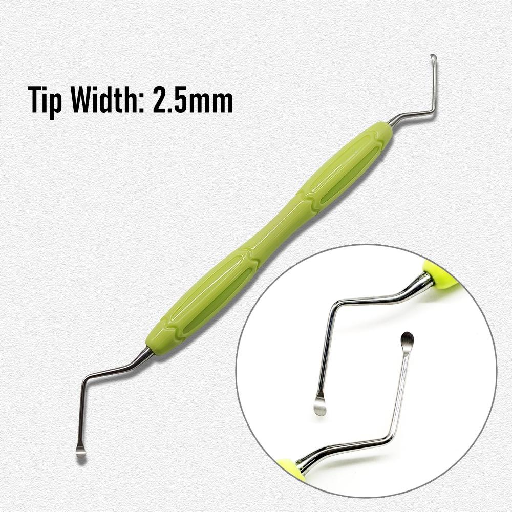 Высококачественная ручка для стоматологического скалера Ложка для чистки зубов Экскаватор Инструменты для реставрации Высококачественный инструмент-ложка с длинным наконечником