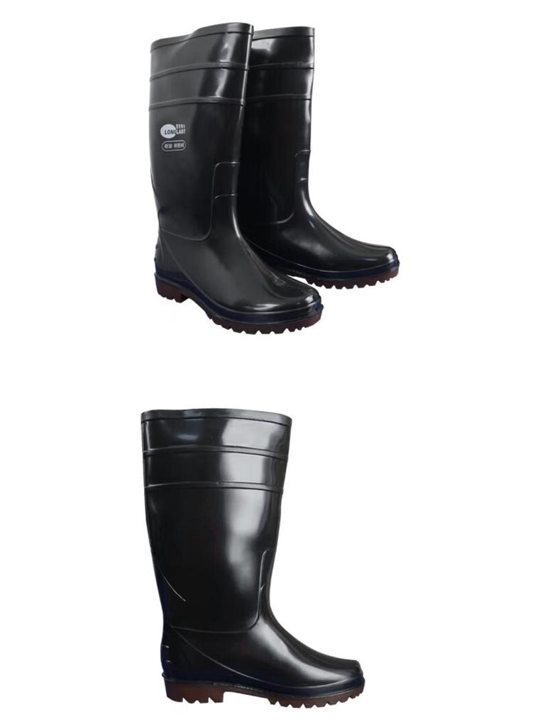 Langlaist Черные Водонепроницаемые Химически Стойкие Высокие Теплые Ботинки – Нескользящие Износостойкие для Рыбалки на Открытом Воздухе