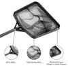 Mini Pool Skimmer Net Fine Mesh Solid Plastic Frame Portable Large Capacity Heavy Duty Leaf Fine