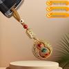 Брелок Ping An Sand Gold Gourd - Стильный унисекс автомобильный кулон и подарок на удачу