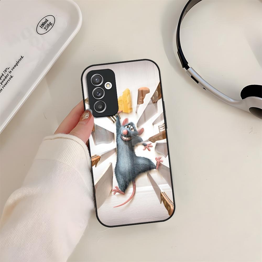 Чехол для телефона Disney Ratatouille Стеклянный Для Samsung S24 S26 S23 S20 S25 S21 S22 Ultra Fe Plus A05 A06 A16 A26 A36 A56 Coque