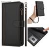 Zipper Leather Case For Blu View 5 Pro Speed B1550VL Bold K10 K50 G53 G54 G64 C9 5G Wallet Cover Casing