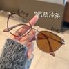 Ретро Фотохромные Очки для Близорукости Модные Антисиние Световые Кошачий Глаз Плоские Очки для Женщин Винтажные Очки