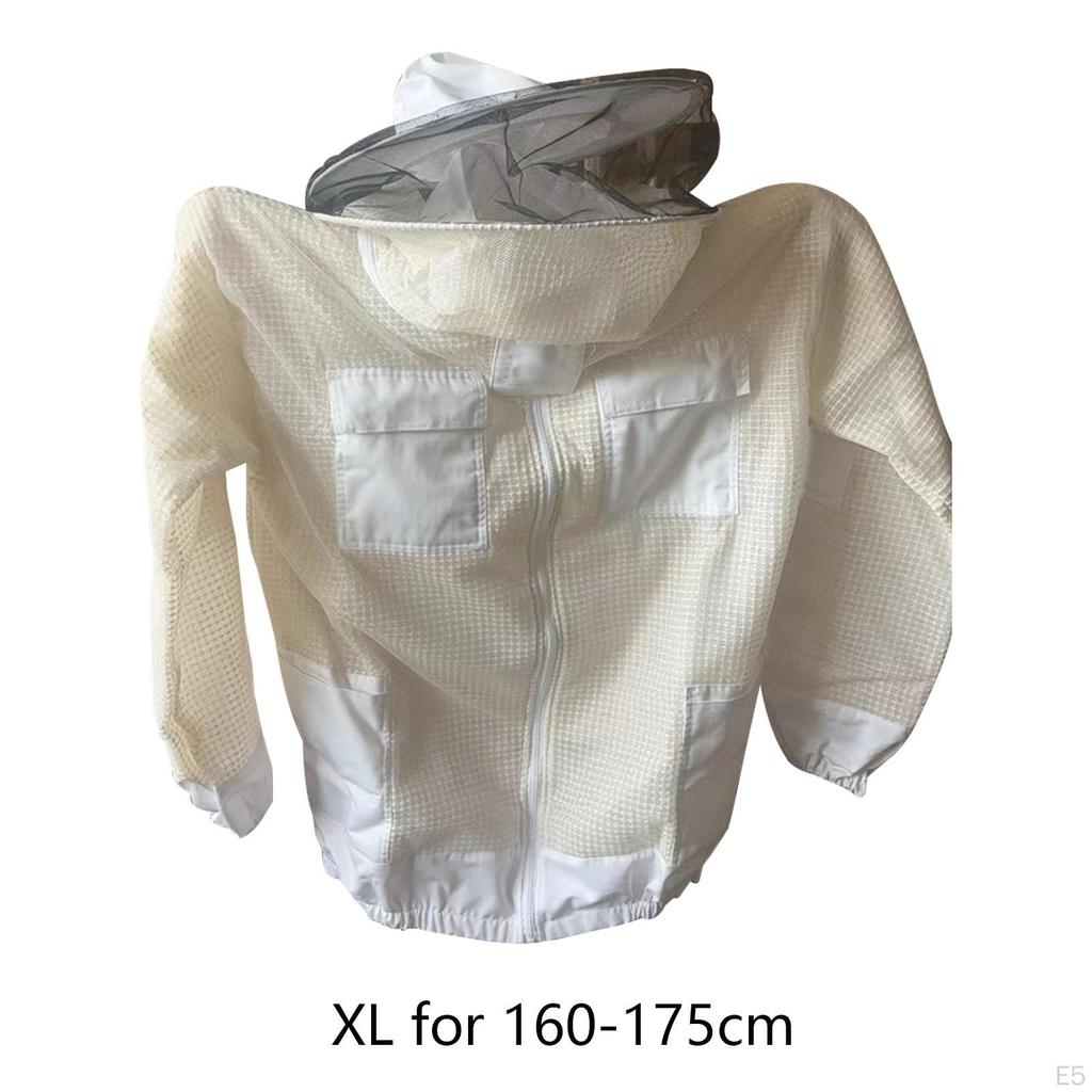 Beekeeping Jacket Beekeeper Clothing Bee Keeping Supplies Breathable Professional Lightweight with