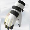 Лыжные перчатки Зимние бархатные Нескользящие водонепроницаемые утолщенные теплые перчатки для верховой езды на открытом воздухе с сенсорным экраном