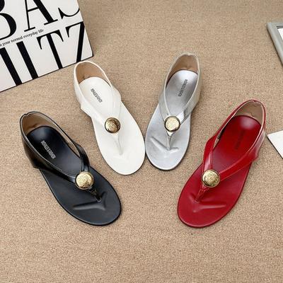 Модные женские сандалии Новая мода Вьетнамки Женская обувь Летние Мягкие и удобные Резиновые подошвы Роскошный дизайн Сандалии на плоской подошве